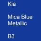 Preview: Kia, Mica Blue Metallic, B3.